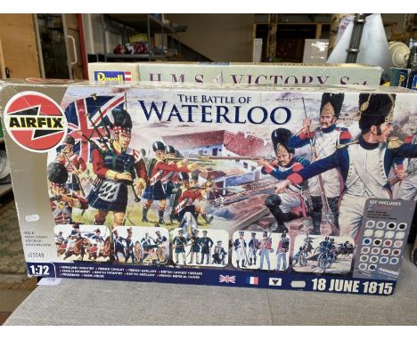 A Airfix Battle of Waterloo model set - looks to be complete