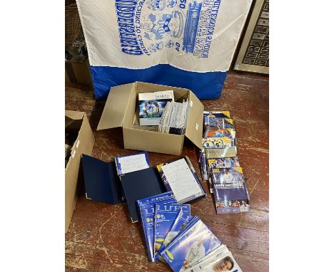 A large selection of Leeds United Football programmes, shipping unavailable