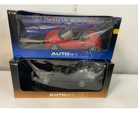 Two boxed Autoart 1:18 scale die-cast models