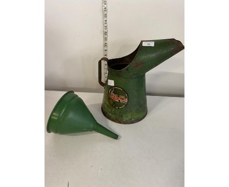 A vintage Castrol oil can, shipping unavailable