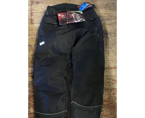 A new pair of crane waterproof motorbike trousers size M