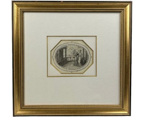A SET OF FOUR CLASSICAL PRINTS POSSIBLY 18TH CENTURY (4) 