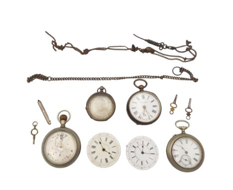A Henry E Peck's Dust Proof Lever pocket watch. Roland Morris collection, together with a Lanco 15 Rubies movement with case 