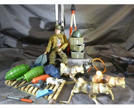 Action Man - Transpolar Expedition set complete with dogs and ski's Etc (unboxed)