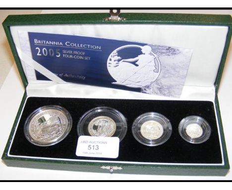 "Britannia Collection 2005 Silver Proof Four-Coin Set" 