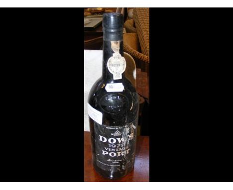 A vintage bottle of Dow's 1972 Port 