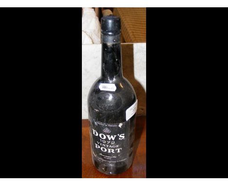 A vintage bottle of Dow's 1972 Port 