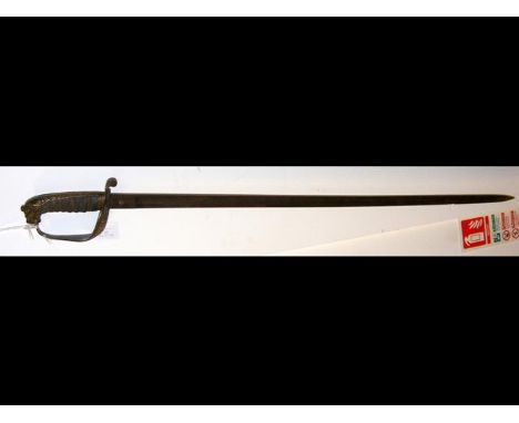 An 1827 Wilkinson type Naval Officer's sword - no scabbard - 98cmCONDITION REPORTas per images