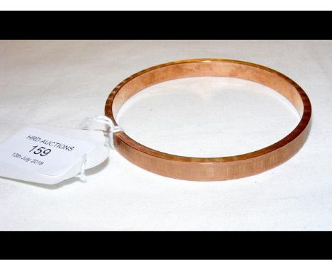 A 9ct gold bangle CONDITION REPORT11.5g