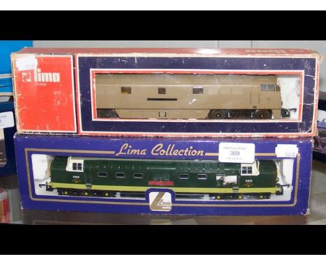 Boxed Lima Electric Locomotive - D1023, together with one other 