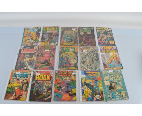 DC Comics, 1960s and 1970s examples. Including Hawkman #10, Action Comics #364, #379, #502 The Flash #186, Detective Comics #