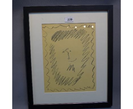 Pablo Picasso (1881-1973) 'Portrait', lithograph, edition of 3000, printed by Mourlot. H 31cm  W 23.5cm