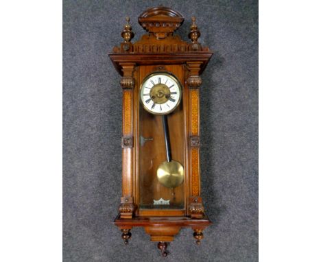 An antique Tunbridge Vienna wall clock  