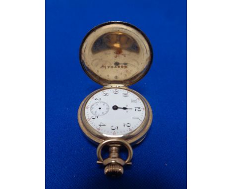 A vintage lady's gold plated fob watch  