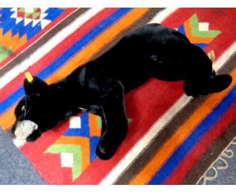 A Steiff Tierleben panther with original tag  