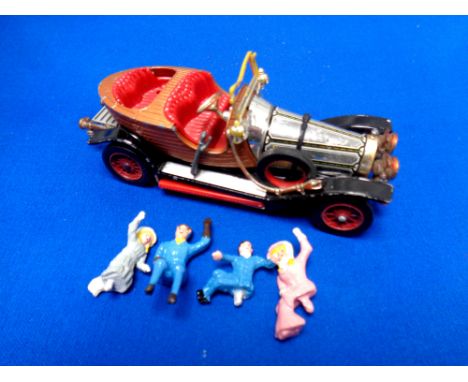 A Corgi Toys Chitty Chitty Bang Bang die cast vehicle with figures   