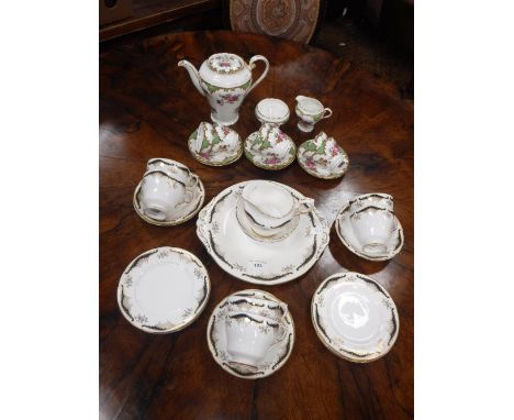 A PARAGON KENSINGTON DESIGN TEASET and an Aynsley coffee set