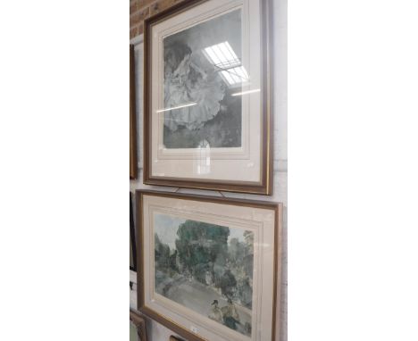 AFTER WILLIAM RUSSELL FLINT: 'Cecilia' and a similar print