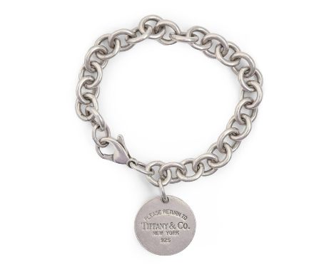 Tiffany &amp; Co. A silver bracelet, 17.5cm l, maker's marks, 36g Light scratches from wear