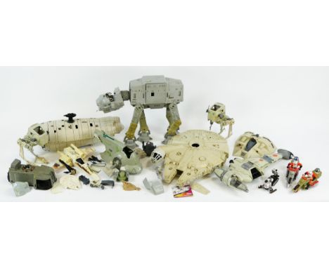 Star Wars Spaceship &amp; Vehicle Collection including Kenner, Millennium Falcon, Imperial Scout Walker, Boba Fett spaceship,