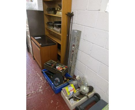 Assortment of tools &amp; metal work etc