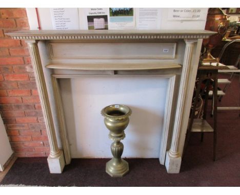 Shabby-chic fire surround