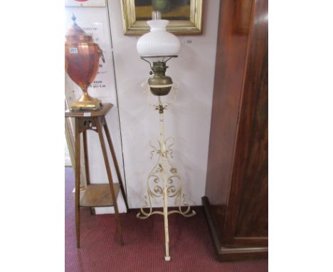 Oil lamp on stand