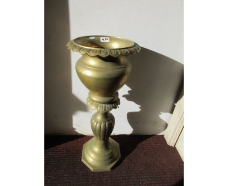 Brass planter on stand