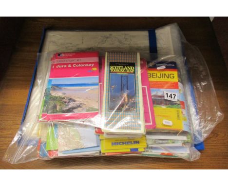 Large collection of maps to include Ordnance Survey