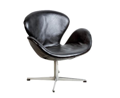 JACOBSEN, ARNE "SWAN CHAIR" Arne Jacobsen, Swan Chair, Modell 3320, Entwurf 1957- 1958 als Teil der Gesamteinrichtung des Hot