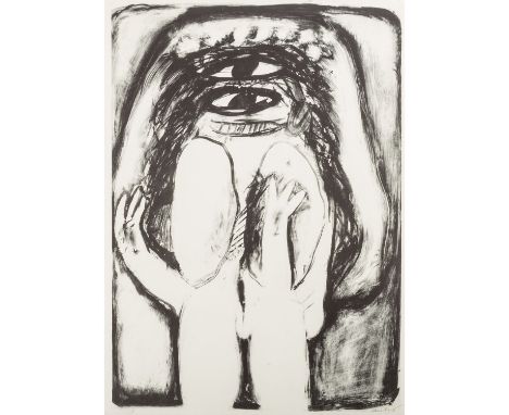 ANTES, HORST (1936) "Maja II" Lithographie, sig., Ex. 27/30, HxB: 62/46 cm. Leichte Altersspuren.Provenienz: Privatsammlung d