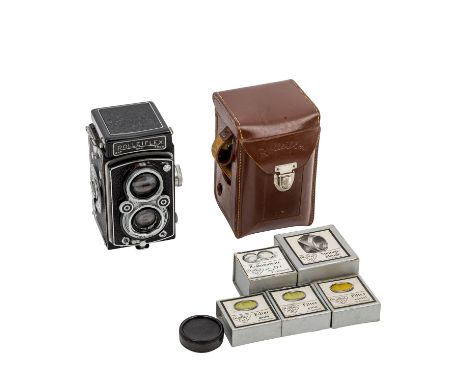 ROLLEIFLEX AUTOMAT MODEL 3, 1945-49, Art. Nr.: 1079731, Franke & Heidecke, Braunschweig, Aufnahmeobjektiv Schneider Kreuznach