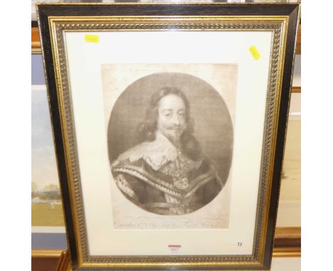 After Thomas Phillips - Duke of Wellington, monochrome print, together with two other portrait monochrome prints (3)