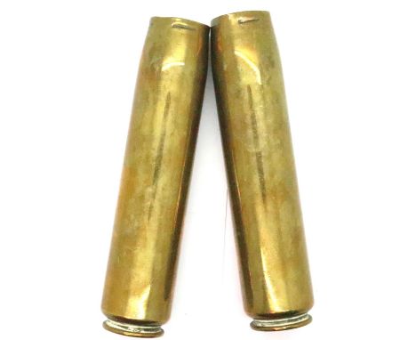 Two WWII Spitfire bullet cases dated 1942. P&amp;P Group 3 (£25+VAT for the first lot and £5+VAT for subsequent lots) 