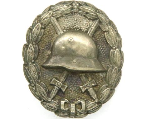 WWI Imperial German 2nd Class silver grade wound badge. P&amp;P Group 1 (£14+VAT for the first lot and £1+VAT for subsequent 