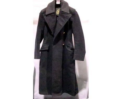 Royal Canadian Air Force WWII or later great coat, undated, approximate size small. P&amp;P Group 3 (£25+VAT for the first lo