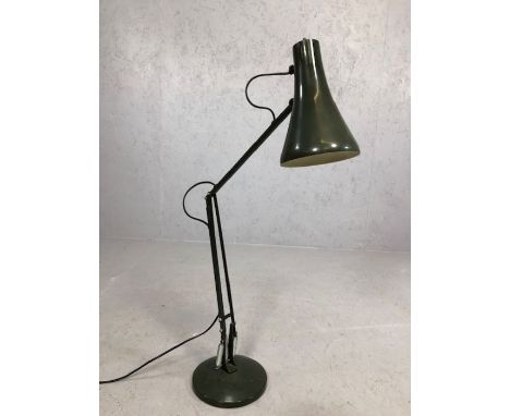 Vintage Anglepoise lamp in dark green