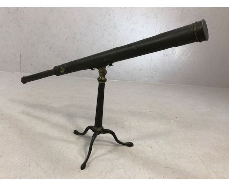 Vintage Telescope on folding tripod base 