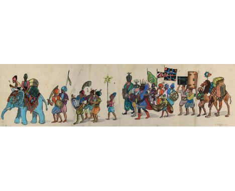 Schlopsnies, Albert: (1883 Laukehlischken, arbeitete in München u. Berlin, - 1960). 21 Entwürfe u.a. für Kostüme u. Werbung i