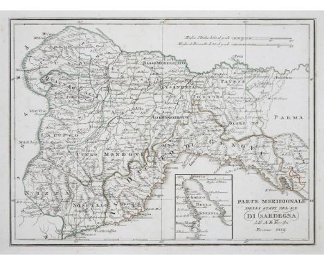 Konvolut von: ca. 200 Bll. Karten und Plänen. Überwiegend Italien. Meist Kupferstich, Lithographie. Versch. Formate. 18.-20. 