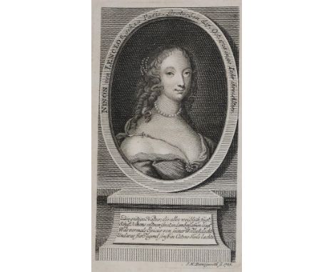 Lenclos,N.v.: Leben und Briefe nebst den Briefen der Babet. Lpz., Weidmann 1755. Mit gest. Portrait-Front. v. Bernigeroth. 7 