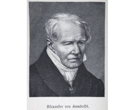 Humboldt,A.v.: Gesammelte Werke. 12 in 6 Bdn. Stgt., Cotta (1889). Mit 1 Portrait-Front. Olwdbde.  Erste Gesamtausgabe. - Ent