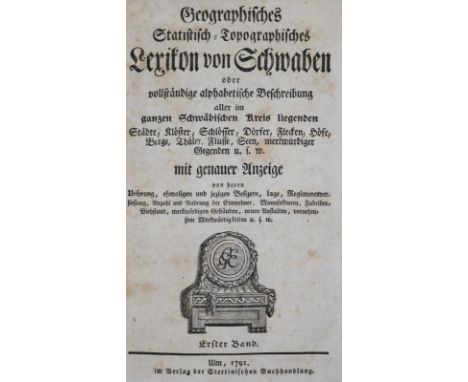(Röder,P.L.H.).: Geographisches statistisch-topographisches Lexikon von Schwaben oder vollständige alphabetische Beschreibung