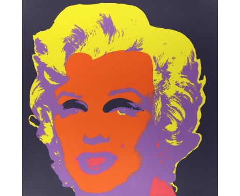 Warhol, Andy: (1928 Pittsburgh - New York 1987) nach. Marilyn (Monroe). Farbserigraphie auf leichtem Karton bei Bluegrass Edi