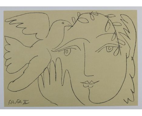 Picasso, Pablo.: Sammlung von 12 Bl. Lithographie, Offset. Vesch. Formate. 1950-60er u. 2000/01 bei Cercle d'Art, Eluard, Ier