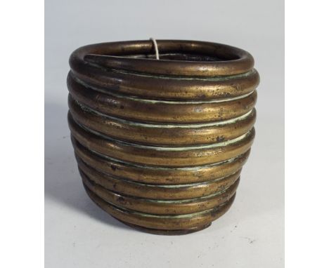 Large African brass bangle 
