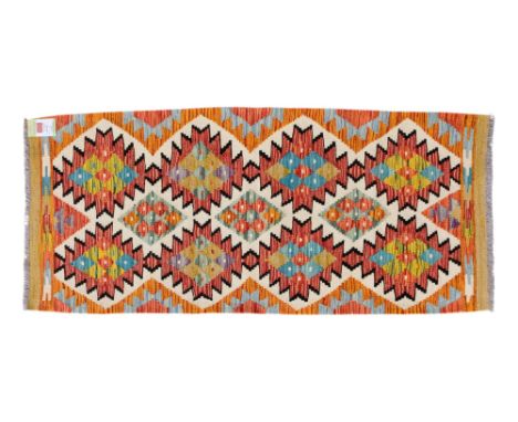 A Chobi kilim runner - 141 x 63cm. 