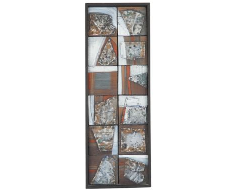 Robert WILCOX (British b. 1944) Abstract 2004 Acrylic and reclaimed material Signed, dated and numbered verso Framed Overall 