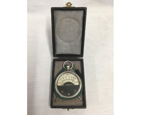 VINTAGE VOLT METER IN BOX