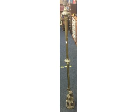 BRASS EFFECT STANDARD LAMP